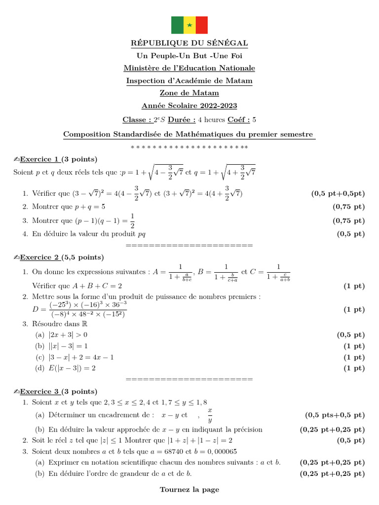 2S Comp Prop LDTHD DIOUSS | PDF | Géométrie | Mathématiques
