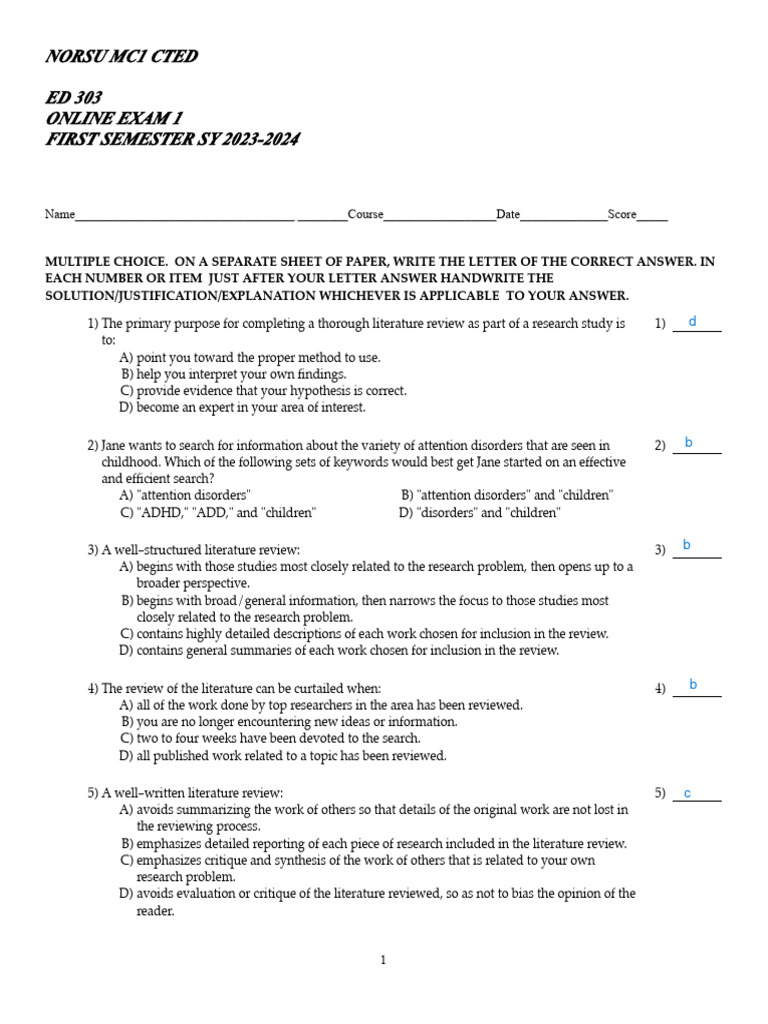 Ed 303 student version 2 30 4 oct 10 onine exam pdf validity
