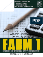 Fabm 1 Module 3 Accounting Equation
