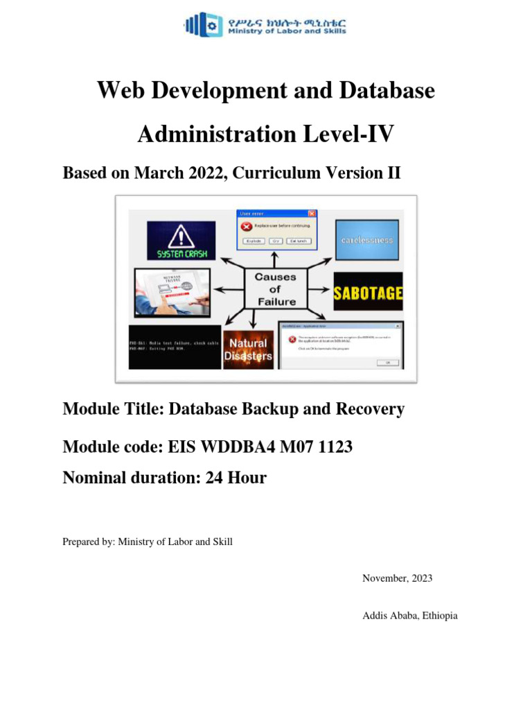 TM07 Database Backup and Recovery | PDF | Backup | Databases