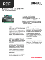 RTU Bus Connection - 560BCU04