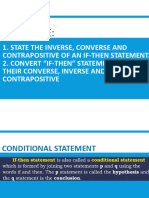 Conditional Statements