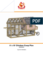 5x13 Chicken Coop Plan Free