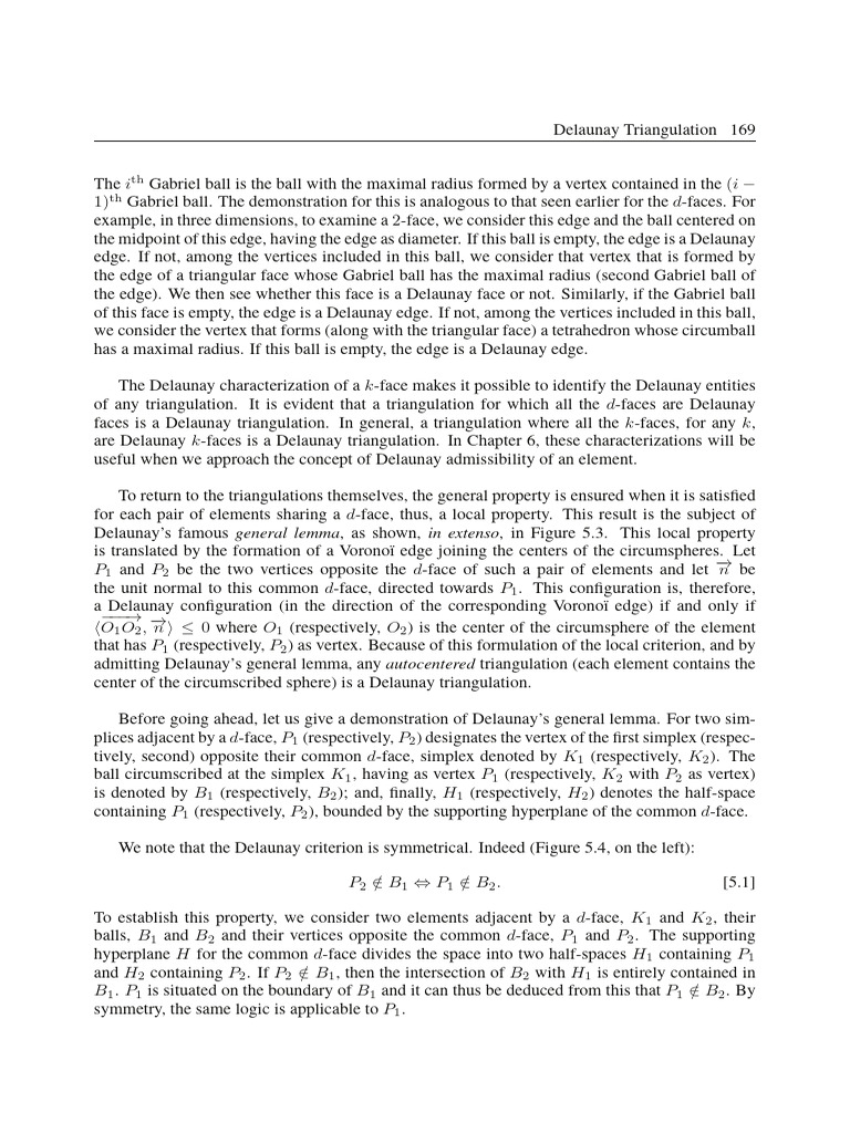 Delaunay Triangulation Explained | PDF