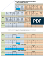 Jadwal Pengawas Hari Jum'at