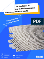 La Proyeccion y La Derivacion de Implicacion en El Texto