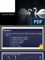 Measurements in Angle Pairs