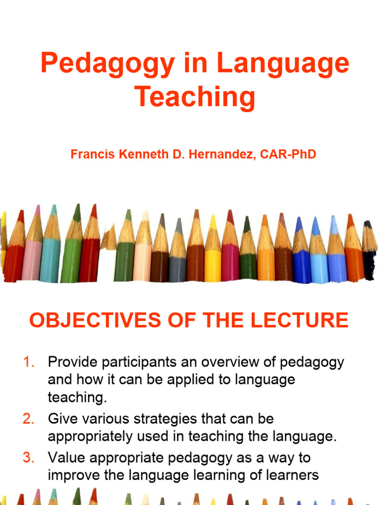 Effective Language Teaching Pedagogy | PDF | Pedagogy | Learning