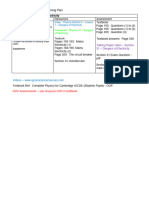 CiE iGCSE Physics 0625 Learning Plan Section 31