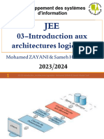 JEE 03 Introduction Aux Architectures Logicielles