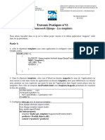 Travaux Pratiques n4 Les Templates Django 2023