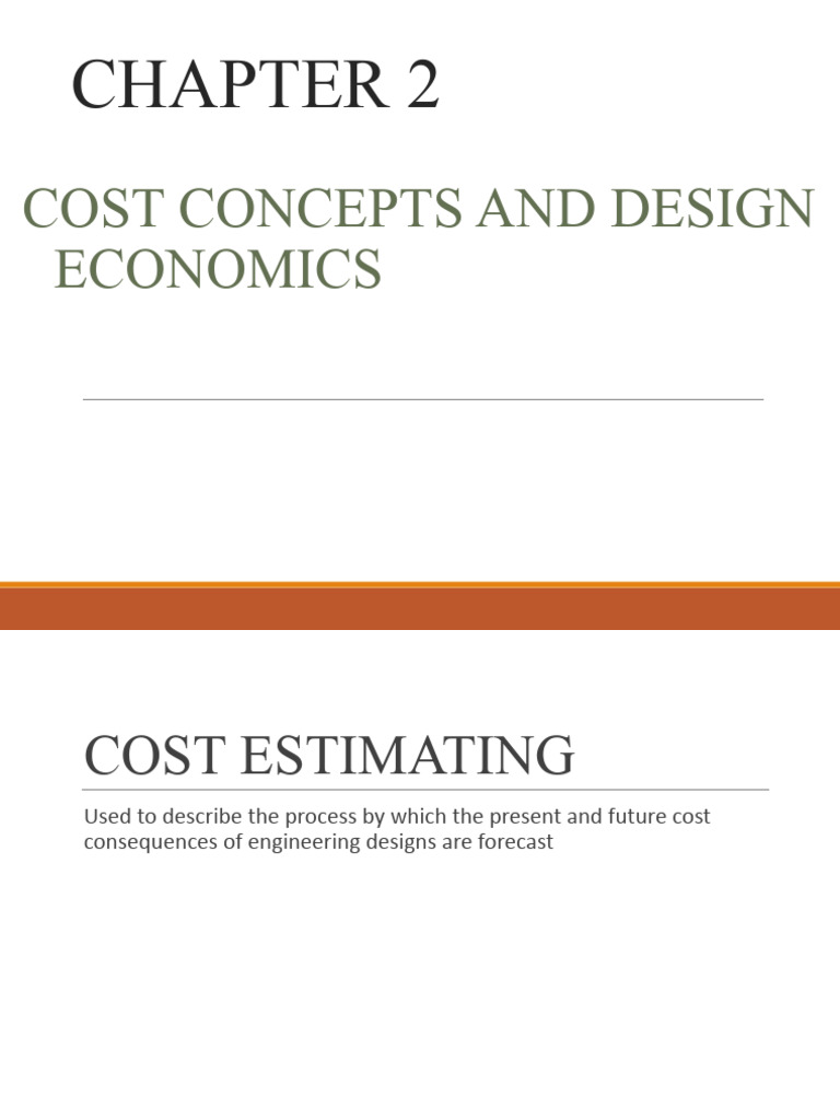Lecture 6 Cost Based Design | PDF | Depreciation | Economies