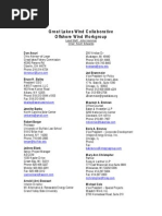 Offshore Wind Workgroup Roster