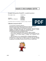 Ped Lequestionnaireachoixmultiples