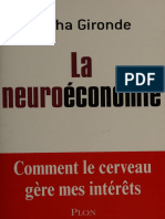 La Neuroéconomie - Sacha Gironde