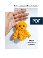 Chaveiro de Polvo Amigurumi Receita Gratis