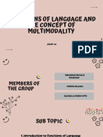 ITS GROUP 6-Function of Language and The Concept of Multimodality 2