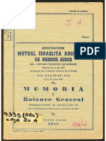 1947 AMIA Memoria y Balance