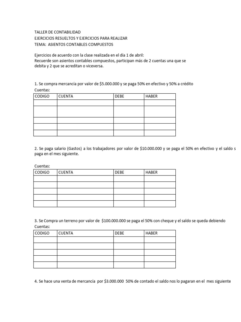 Asientos Contables Pdf