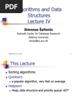 Algorithms and Data Structures: Simonas Šaltenis