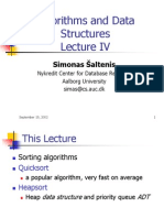 Algorithms and Data Structures: Simonas Šaltenis
