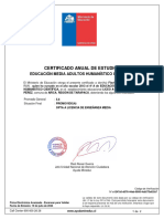 Certificado 4to Medio F