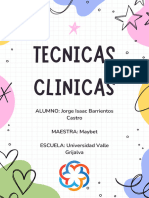TECNICAS CLINICAS, Exploracion Clinica