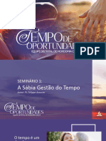 SEMINÁRIO 1 - A Sábia Gestão Do Tempo