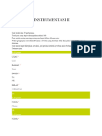 Uas Teori Instrumentasi Ii: Ujian