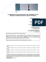 La Administración de Operaciones Como Herramienta para Mejorar La Competitividad en El Sector Frutícola