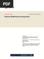 Polycom RealPresence Group Series - ADMINISTRATOR GUIDE 6.2.2 - August 2021