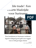 Wildlife Trade' - Een Zwarte Bladzijde Voor Suriname - 27 Maart 2024