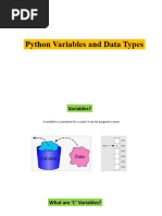 Python Objects and Datastructure