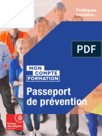 Plaquette Passeport de Prevention 2023