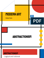 Lesson 2 Abstractionism Pop Art Op Art Contemporar Arts