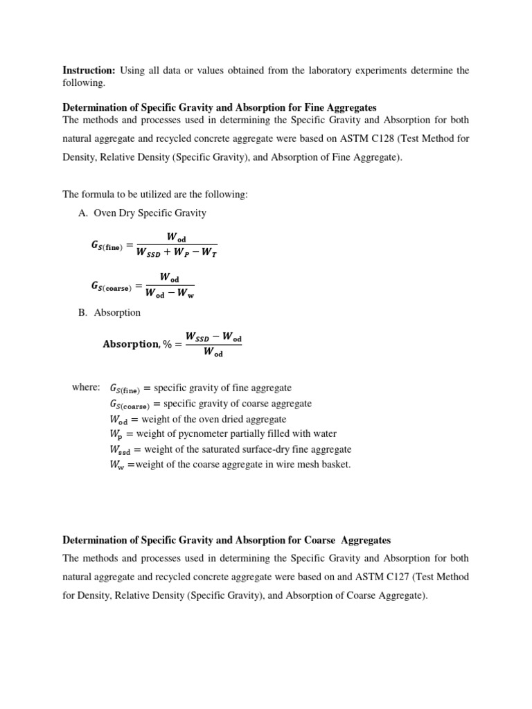 Additional Design Formulas | PDF | Construction Aggregate | Density