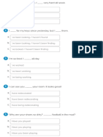 Present Perfect Simple or Continuous - Page 2 of 3 - Test-English 2