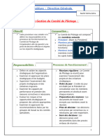 Fiche de Procedure DG