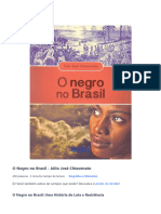 O Negro No Brasil - Júlio José Chiavenato (Resumido)