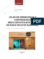 Plan de Emergencia y Contingencia - Ibiza