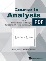 A Course in Analysis Volume 2  Differentiation and Integration of Functions of Several Variables Vector Calculus (Niels Jacob, Kristian P Evans)