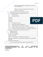 Lehrerausbildungsprogramme Für Den Interkulturellen Fremdsprachenunterricht - Eine Suche Nach Prinzipien Für Die Neugestaltung