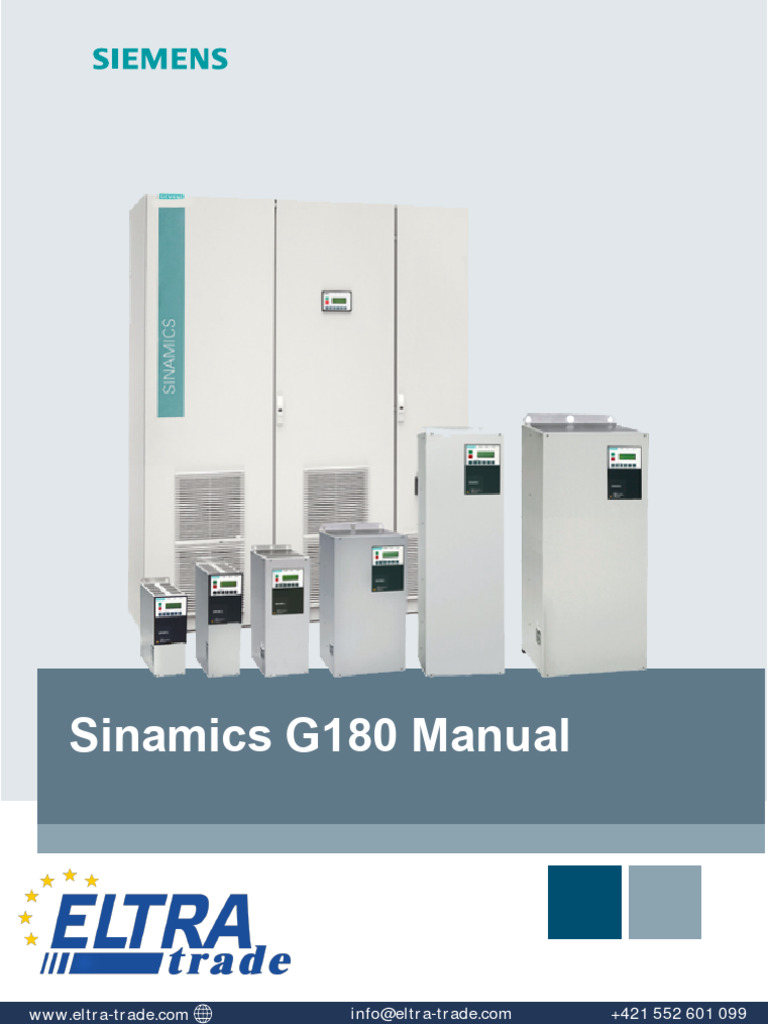 Sinamics g180 Manual | PDF | Electric Motor | Power Inverter