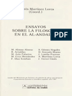 Al Andalus - Martinez Lorca Andres - Ensayos Sobre La Filosofia de Al Andalus