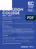Eastleigh College Induction Letter 2023 - V2