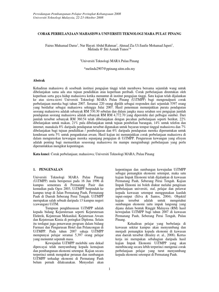 5A-CORAK PERBELANJAAN