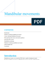 Mandibular Movements