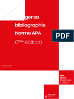 Bibliographie Style APA 2022