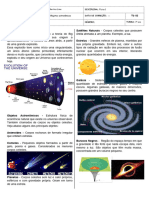 02 - Física 1 - Prof. Cid - TD02 - 1ºs Anos - Sistema Solar e Objetos Astronômicos