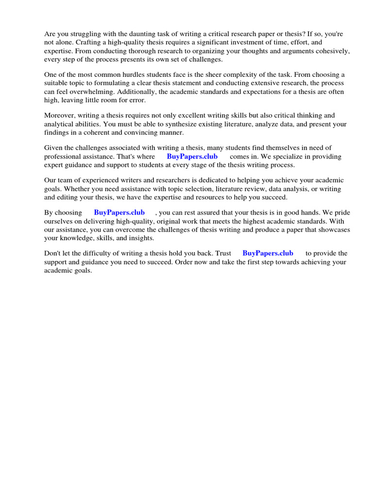 Critical Research Paper Sample | PDF | Essays | Critical Thinking